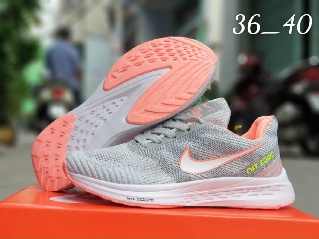 Giày Nike Nữ F32 màu xám cam