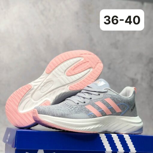 Giày Adidas Nữ V35 màu xám hồng (2)