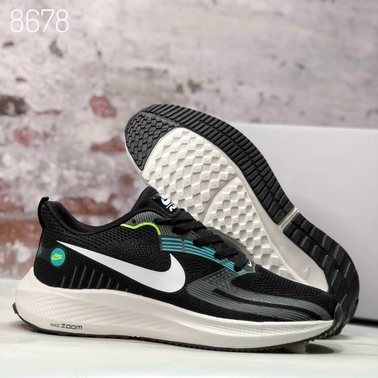 Giày Nike Nam đen Trắng F86