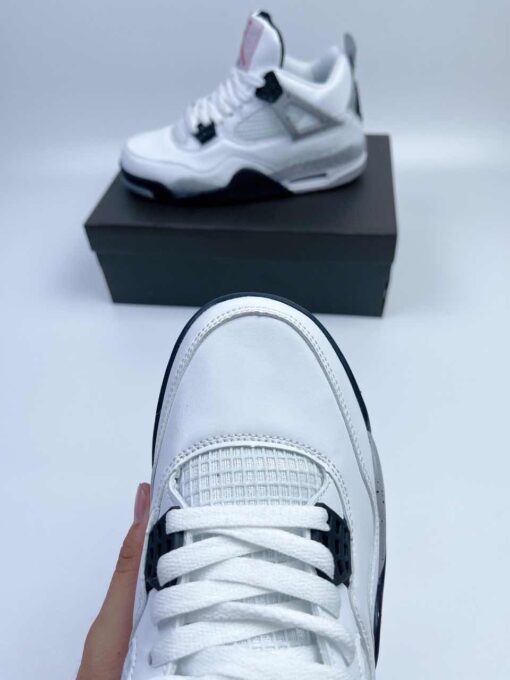 Mũi Giày Nike Air Jd4 White Cement 11