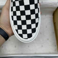 Phần Mũi Giày Vans Slip On Caro Siêu Cấp