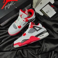 Bản Sao Giày Jordan 4 đỏ Fire Red