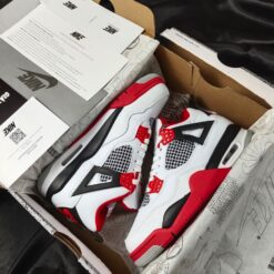 Giày Jordan 4 đỏ Fire Red - 4