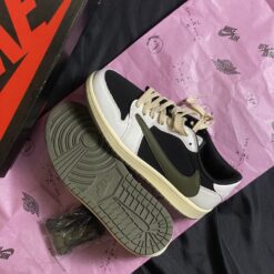 Giày Nike Air Jd 1 Low Travis Scott Olive - 8