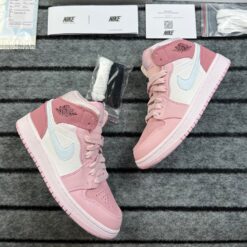 Giày Nike Jordan Mid Hồng Siêu Cấp