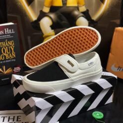 Giày Vans Slip On đen Quai Dán - 2