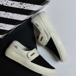 Giày Vans Slip On đen Quai Dán - 4