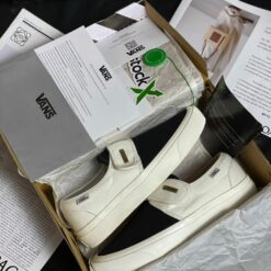 Giày Vans Slip On đen Quai Dán - 6