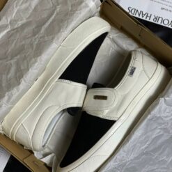 Giày Vans Slip On đen Quai Dán - 7