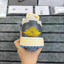 Gót Giày Nike Jordan 1 Low Vintage Unc Grey