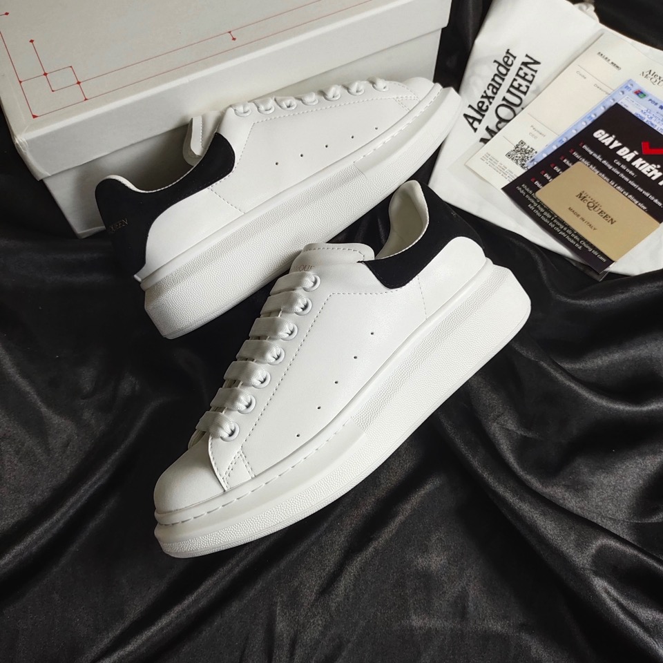 Giày McQueen gót đen 36