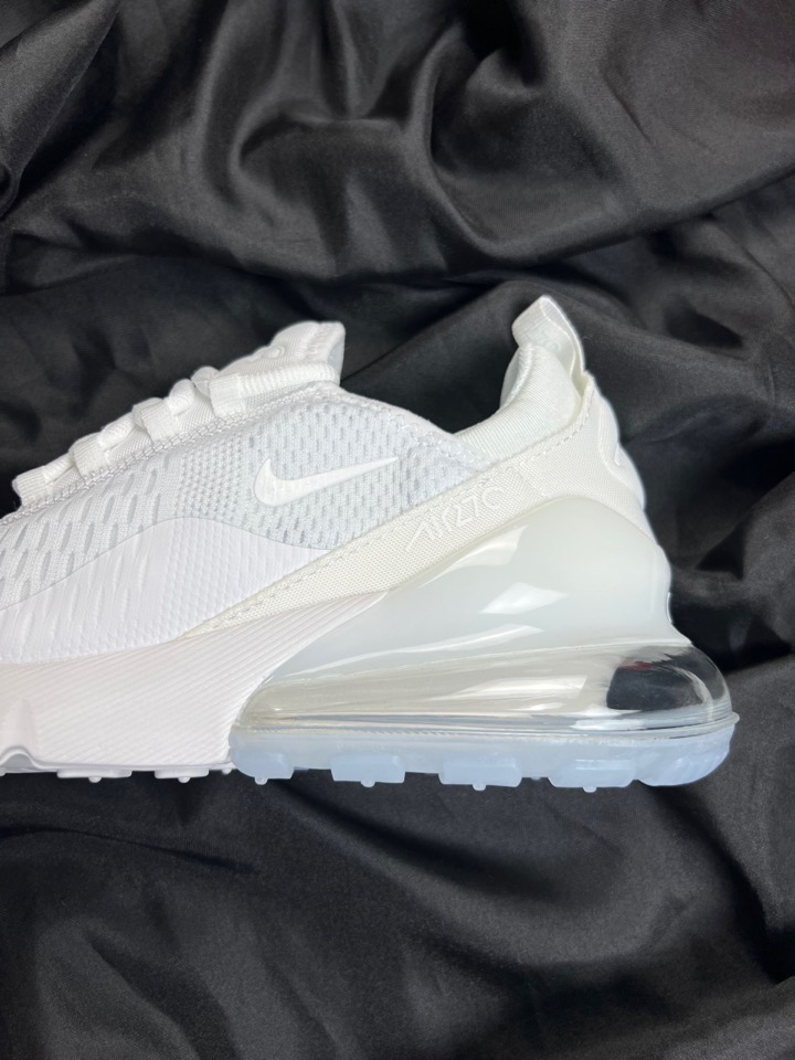 nike womens air max 270 all white