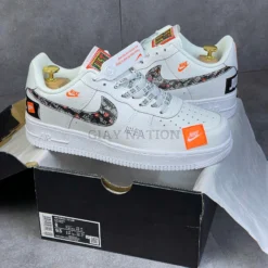 Giày Af1 Just Do It Trắng - 4
