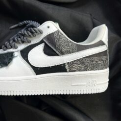 Giày Af1 Dây Thừng Đen - 5