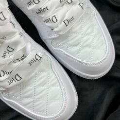 Giày Jordan Low Quilted White X Dior Thấp - 4