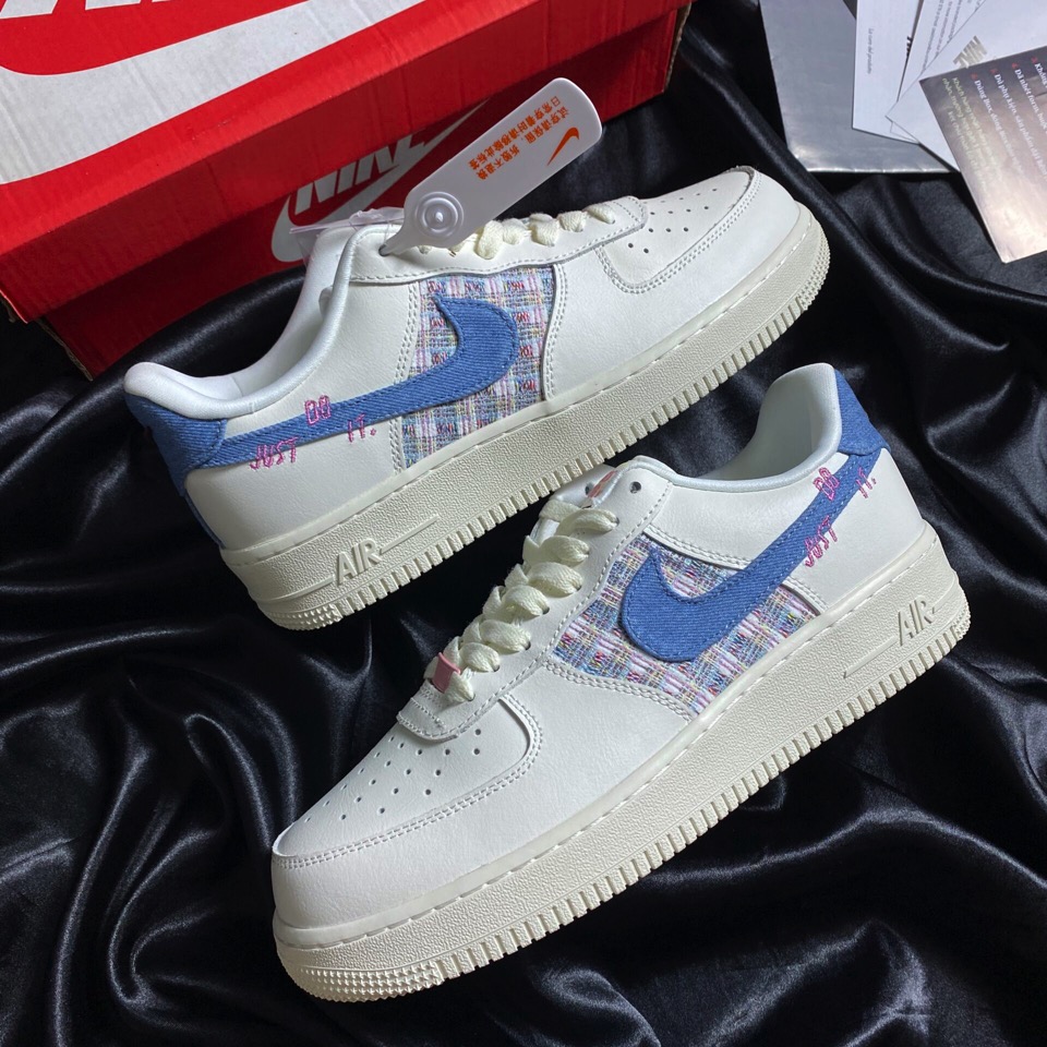 Giay AF1 JDI Blue Shop Giay Air Force 1