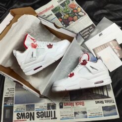 Giày Jordan 4 Metalic Red - 6
