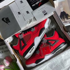 Giày Jordan 4 Retro Red Toro Bravo - 3