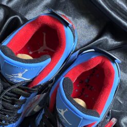 Giày Jordan 4 Traviss Scott Blue - 4