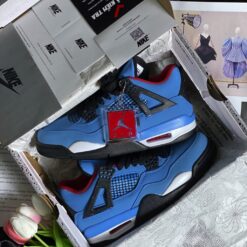 Giày Jordan 4 Traviss Scott Blue - 6