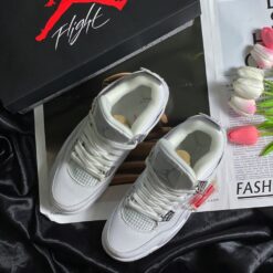 Giày Jordan 4 Trắng Full - 3