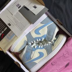 Giày Jordan Cổ Cao Light Blue - 2