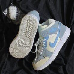 Giày Jordan Cổ Cao Light Blue - 3