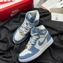 Giày Jordan Cổ Cao Denim - 3