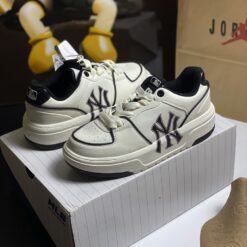 Bản Sao Giày Mlb Liner Ny White Black Siêu Cấp - 10