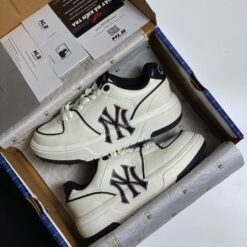 Bản Sao Giày Mlb Liner Ny White Black Siêu Cấp - 5