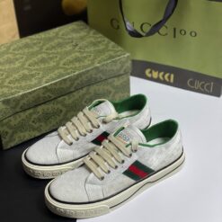 Giày Gucci Tennis White - 4