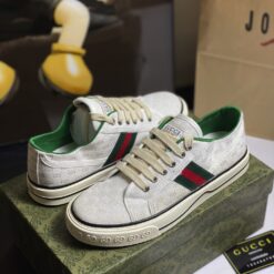 Giày Gucci Tennis White - 5