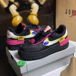 Giày Af1 Shadow Black Pink - 9