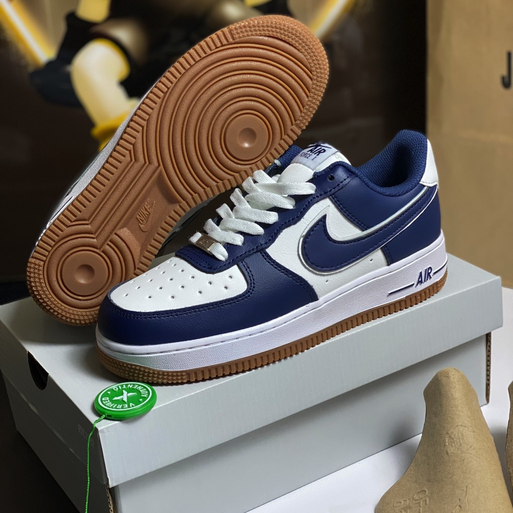 Giày Af1 Xanh Than Đế Nâu Siêu Cấp - 6
