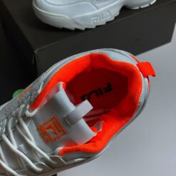 Giày Fila Trắng Gót Cam - 12