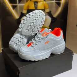 Giày Fila Trắng Gót Cam - 2