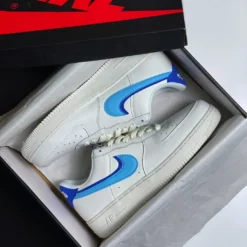 Giày Af1 82 White Blue - 4