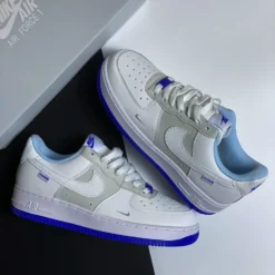 Giày Af1 Gs White Grey Blue Siêu Cấp - 1