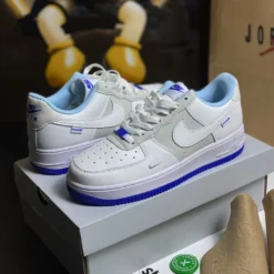 Giày Af1 Gs White Grey Blue Siêu Cấp - 2