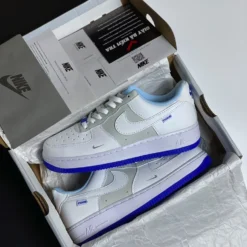 Giày Af1 Gs White Grey Blue Siêu Cấp - 7