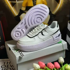 Giày Af1 Shadow Trắng Đen - 4