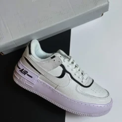 Giày Af1 Shadow Trắng Đen - 6