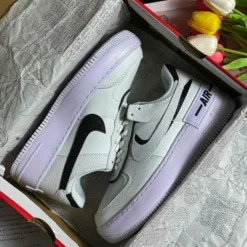 Giày Af1 Shadow Trắng Đen - 9