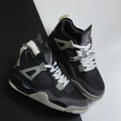 Giày Jordan 4 Off White Black Siêu Cấp - 7