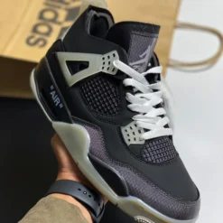 Giày Jordan 4 Off White Black Siêu Cấp - 9