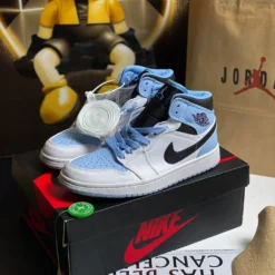 Giày Jordan Mid Ice Blue - 1