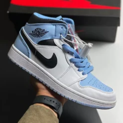 Giày Jordan Mid Ice Blue - 2