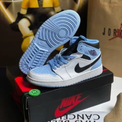 Giày Jordan Mid Ice Blue - 3