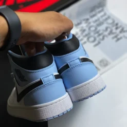 Giày Jordan Mid Ice Blue - 4