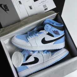 Giày Jordan Mid Ice Blue - 5